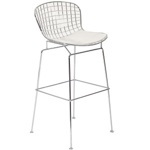 Modway Cad Barstool in White - All