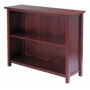 Winsome Wood Milan 3-Tier Storage Shelf/Bookcase Long - All