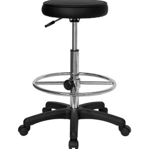 Flash Furniture Backless Drafting Stool w/ Adjustable Foot Ring Kc96kg-gg - All