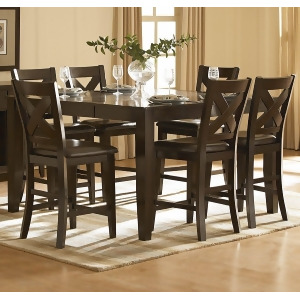 Homelegance Crown Point 7 Piece Counter Height Dining Room Set - All