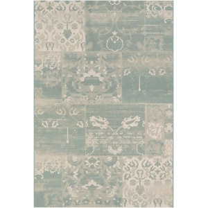 Couristan Afuera Country Cottage Rug In Sea Mist-Ivory - All