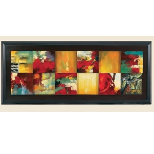 Bassett Contempo Red Abstract Canvas Art - All