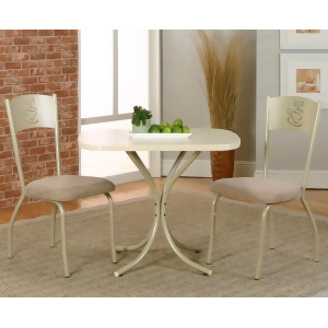 Sunset Trading Mocha 3 Piece Dining Room Set in Almond - All