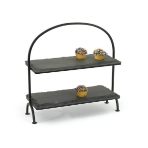 Go Home Slate Tiered Tray - All