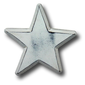 One World Distressed Star White Wooden Drawer Pulls Set of 2 - All