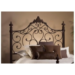 Hillsdale Baremore Metal Headboard in Antique Brown - All