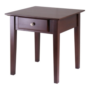 Winsome Wood Rochester End Table w/ One Drawer Shaker - All