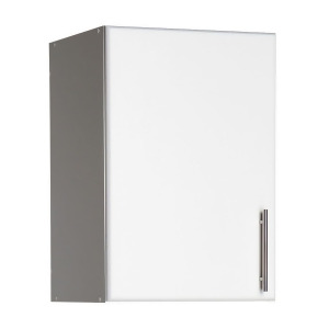Prepac Elite White 16 Inch Topper Wall Cabinet w/ 1 Door - All