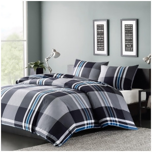 Ink Ivy Nathan Duvet Cover Mini Set In Grey Set of 2 - All