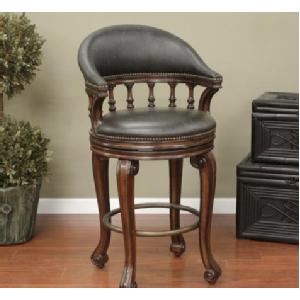 American Heritage Giovanni Collection Counter Height Barstool in Brown - All