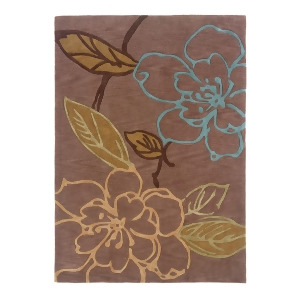 Linon Trio Rug In Thistle And Blue 1.10 x 2.10 - All