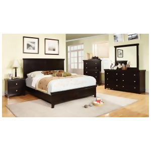 Furniture of America Transitional Panel Bed In Espresso - All