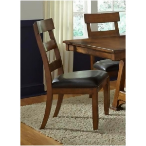 A-america Ozark Ladderback Side Chair With Upholstered Seat Set of 2 - All