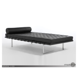 Mobital Metropolis Daybed/Chaise In Leather - All
