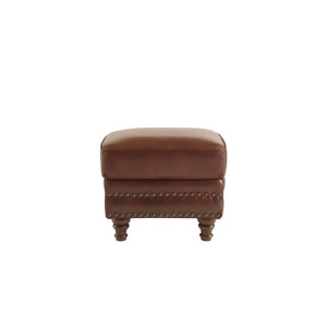 Lazzaro Bentley Ottoman in Rustic Sauvage - All