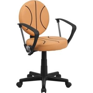 Flash Furniture Basketball Task Chair w/ Arms Bt-6178-basket-a-gg - All
