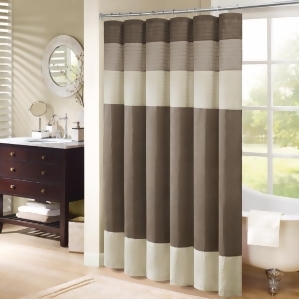Madison Park Amherst Shower Curtain In Natural - All