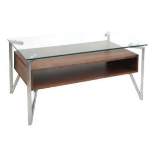 Lumisource Hover Coffee Table In Walnut - All