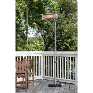 Well Traveled Living Stainless Steel Telescoping Offset Pole Mounted Infrared Pa - All