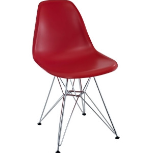 Modway Paris Dining Side Chair in Red - All
