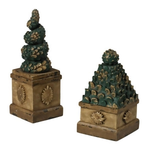 Sterling Industries 93-19316/S2 Set Of 2 Topiary Tree Boxes - All