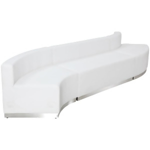 Flash Furniture Zb-803-850-set-wh-gg Hercules Alon Series White Leather Receptio - All