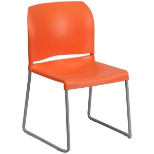 Flash Furniture Hercules Series 880 Pounds Capacity Orange Full Back Contoured S - All