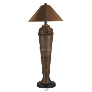 Patio Living Concepts Canyon 60 Inch Outdoor Floor Lamp w/ Nutmeg Sunbrella Shad - All