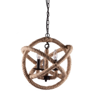 Zuo Modern Caledonite Ceiling Lamp in Twine - All