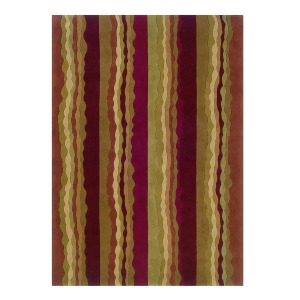 Linon Trio Rug In Rust And Green 1.10 x 2.10 - All