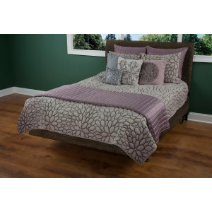 Rizzy Home 1 Piece Quilight In Orchid And Brown - All
