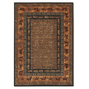 Couristan Old World Classics Pazyrk Rug In Burnished Rust - All