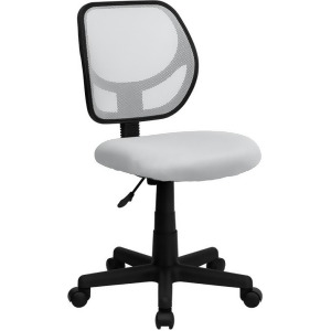 Flash Furniture Mid-Back White Mesh Task Chair Computer Chair Wa-3074-wht-gg - All