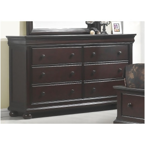 American Woodcrafters Hyde Park 6 Drawer Dresser - All