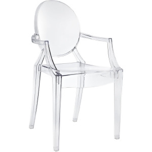 Modway Casper Dining Armchair in Clear - All