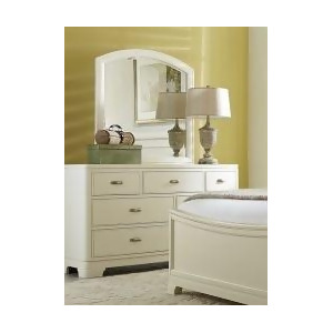 Legacy Park City Arched Dresser Mirror In White - All