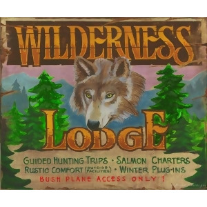 Red Horse Wilderness Lodge Sign - All