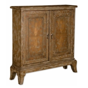 Uttermost Maguire Console Cabinet in Warm Oatmeal - All