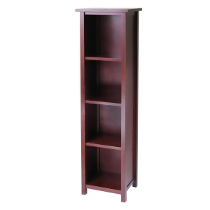 Winsome Wood Milan 5-Tier Storage Shelf/Bookcase Tall - All