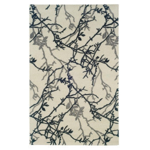 Linon Ashton Rug In Ivory And Grey 1'10 X 2'10 - All