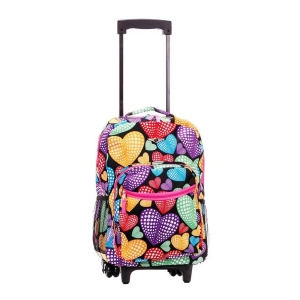 Rockland Heart 17 Rolling Backpack - All