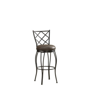 American Heritage Ava Collection Counter Height Barstool in Gray - All