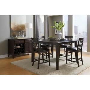A-america Bristol Point 54 Square Gathering Height Table With 18 Butterfly Lea - All