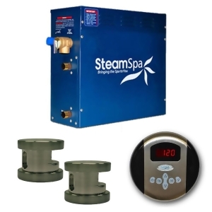 Steam Spa Oasis Package for Steam Spa 12kW Steam Generators in Polished Brass - All