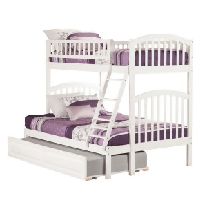 Atlantic Richland Bunk Bed in White - All