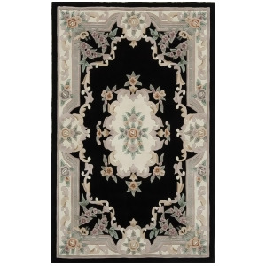 Rugs America New Aubusson Black 510-320 Rug - All