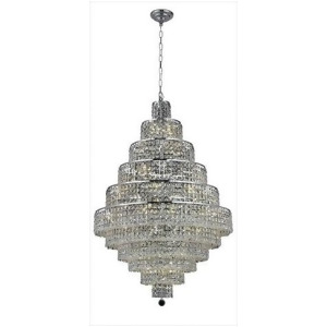 Lighting By Pecaso Chantal Collection Large Hanging Fixture D32in H48in Lt 44 Ch - All