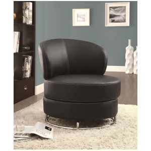 Monarch Specialties Grey Circular Fabric Accent Chair And Ottoman I 8060 - All