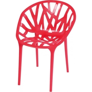 Mod Made Branch Chair In Red Set of 2 - All