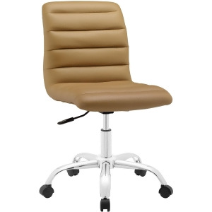 Modway Ripple Mid Back Office Chair In Tan - All